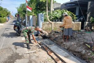 Warga Apresiasi Babinsa ,Selalu Ada Di Setiap Kegiatan Kewilayahan