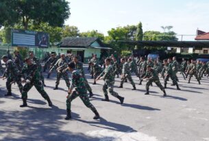 Anggota Kodim Boyolali Asah Kemampuan Bela Diri Taktis