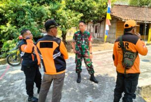 Babinsa Kemusu Jalin Komunikasi Dengan SAR Kedung Ombo