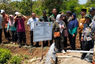 Babinsa Nogosari Lakukan Pengecekan Irigasi Pompa