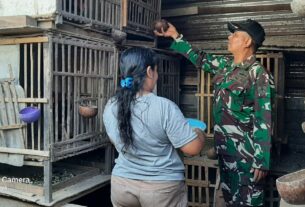 Babinsa Selo Motivasi Warga Yang Produktif