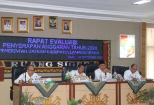 Pj. Bupati Lampung Utara Buka Rapat Penyerapan Anggaran Tahun 2024