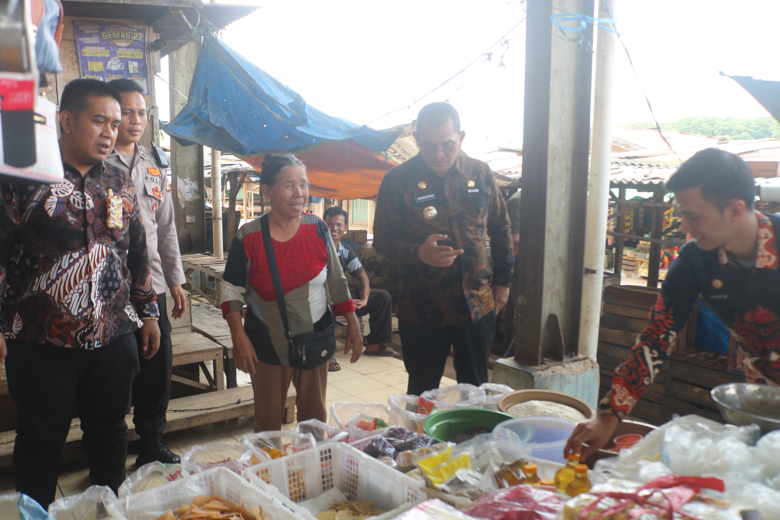 Pj. Bupati Lampung Utara Sidak Pasar Propau.