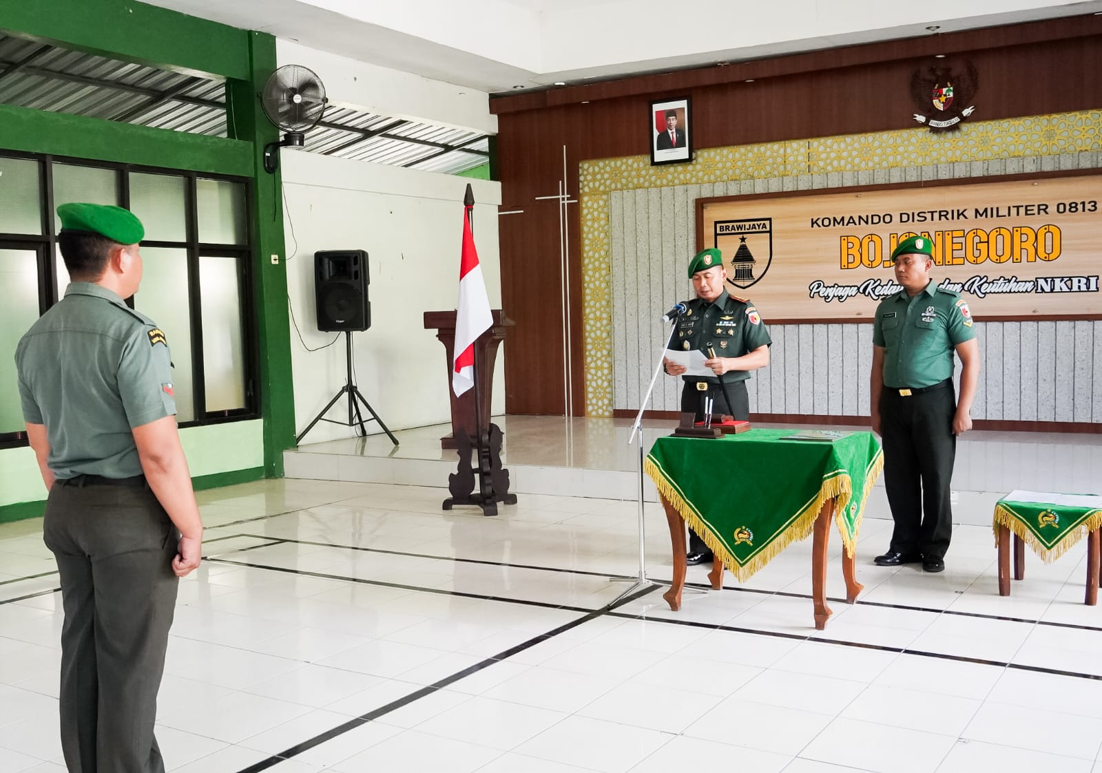 Dandim Bojonegoro Pimpin Sidang Kumplin Prajurit yang Melanggar Disiplin Militer