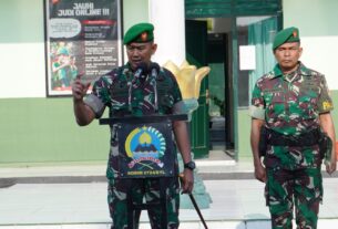 Dandim Boyolali Apelkan Anggota Untuk Kesiapan HUT Ke-79 TNI di Jakarta