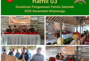 Danramil Mojosongo Turut Hadiri Sosialisasi Pengawasan Pemilu
