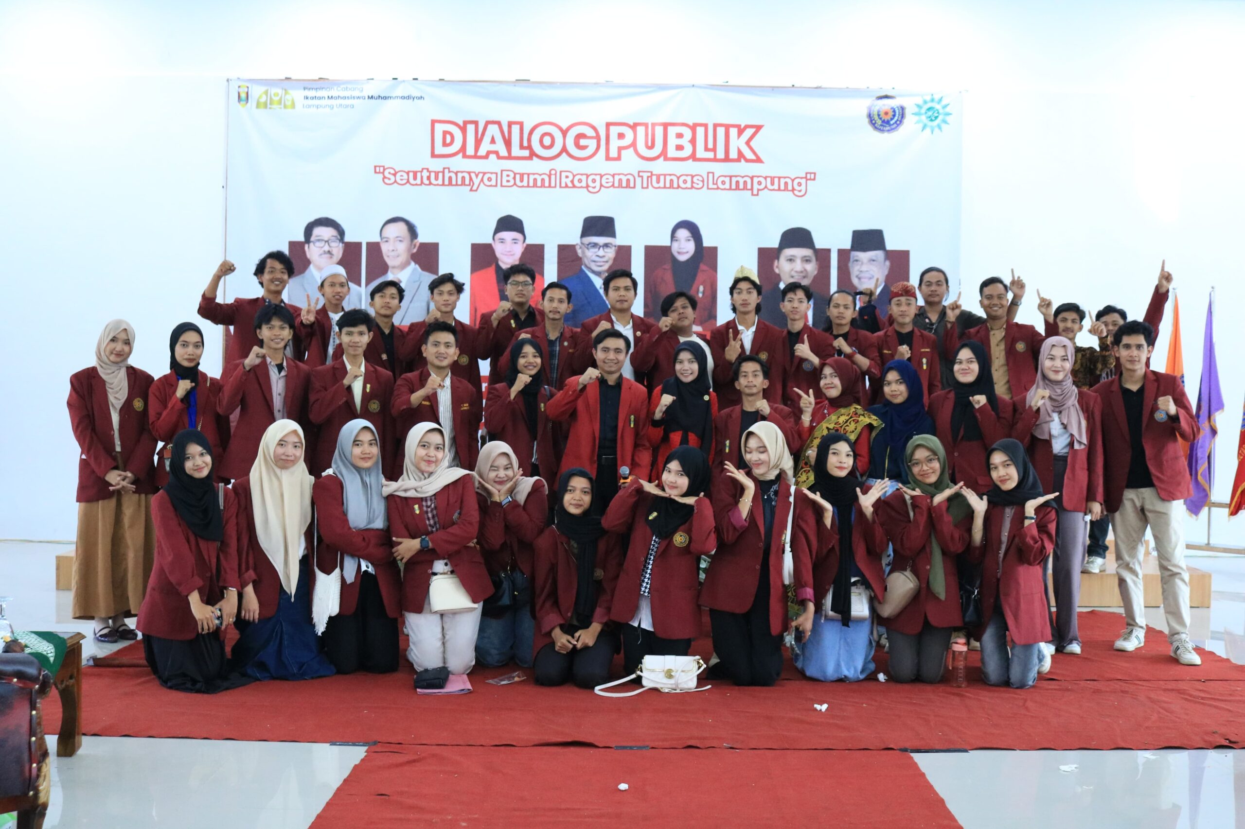 Dialog Publik, PC IMM Lampura hadirkan Narasumber Bacalon Bupati dan Wakil Bupati