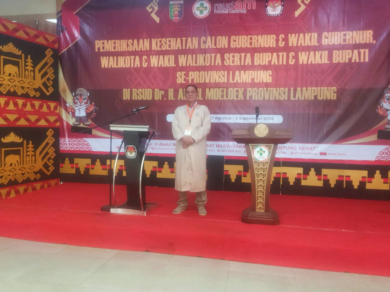 Paslon Ali Rahman Dan Ayu Asalasiyah Selesai Ikuti Tahapan Pemeriksaan Kesehatan