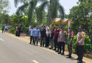 Polres Lampura Amankan Kampanye Paslon Bupati dan Wakil Bupati Nomor Urut Dua