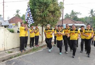 Polres Tulang Bawang Gelar TKJ Berkala di Lapangan Bhayangkara, AKBP James Paparkan Tujuannya