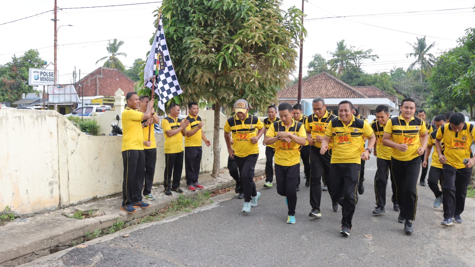 Polres Tulang Bawang Gelar TKJ Berkala di Lapangan Bhayangkara, AKBP James Paparkan Tujuannya