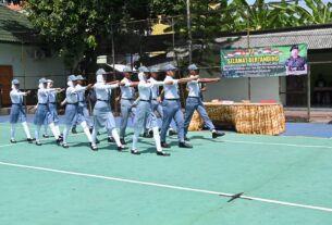 Kodim 0726/Sukoharjo Gelar Lomba PBB Piala Panglima TNI Tingkat SLTP dan SLTA se-Kabupaten Sukoharjo