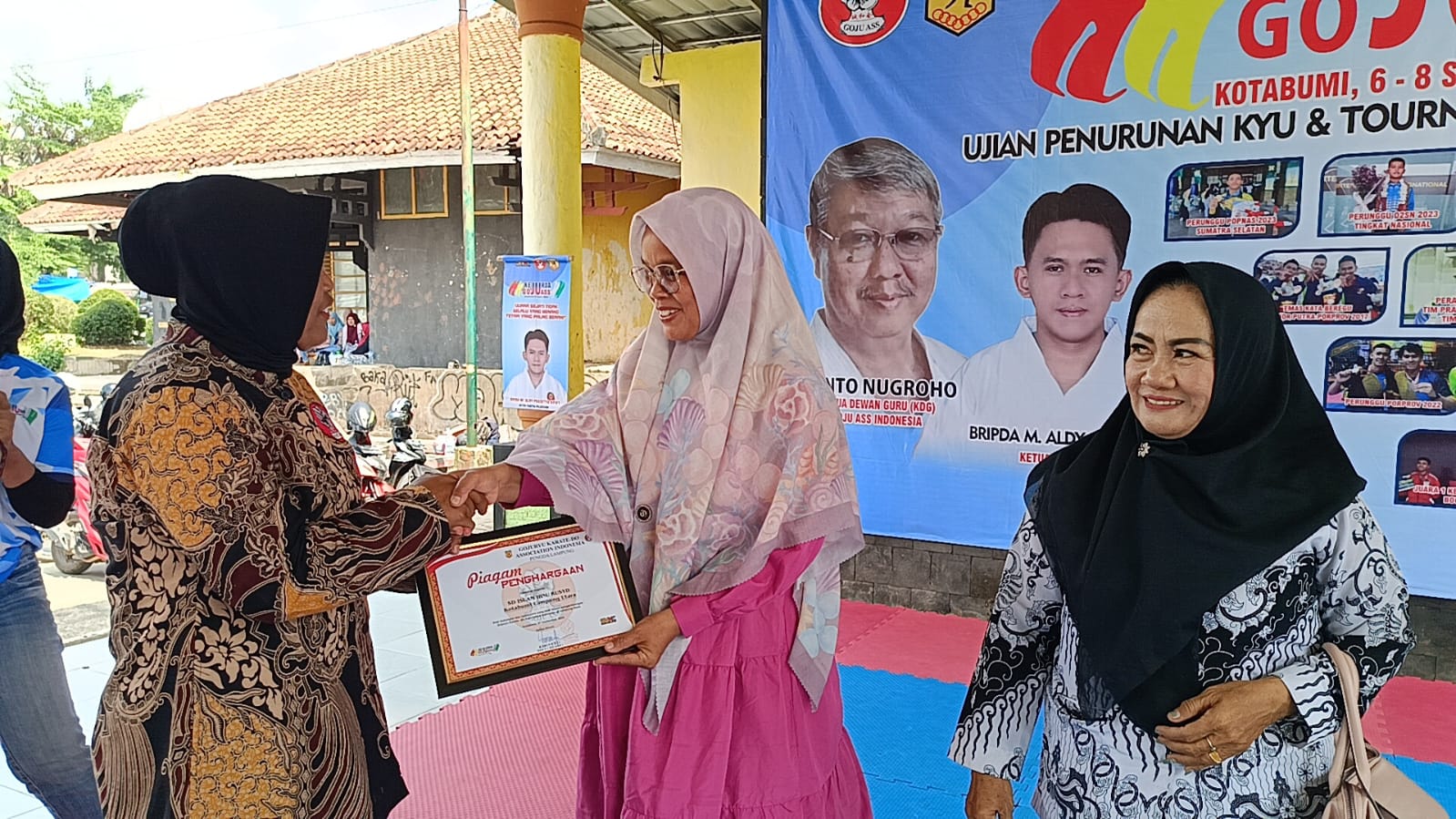Ratusan karateka bertarung di Kejurda Karate Go Ju ASS Lampung 2024