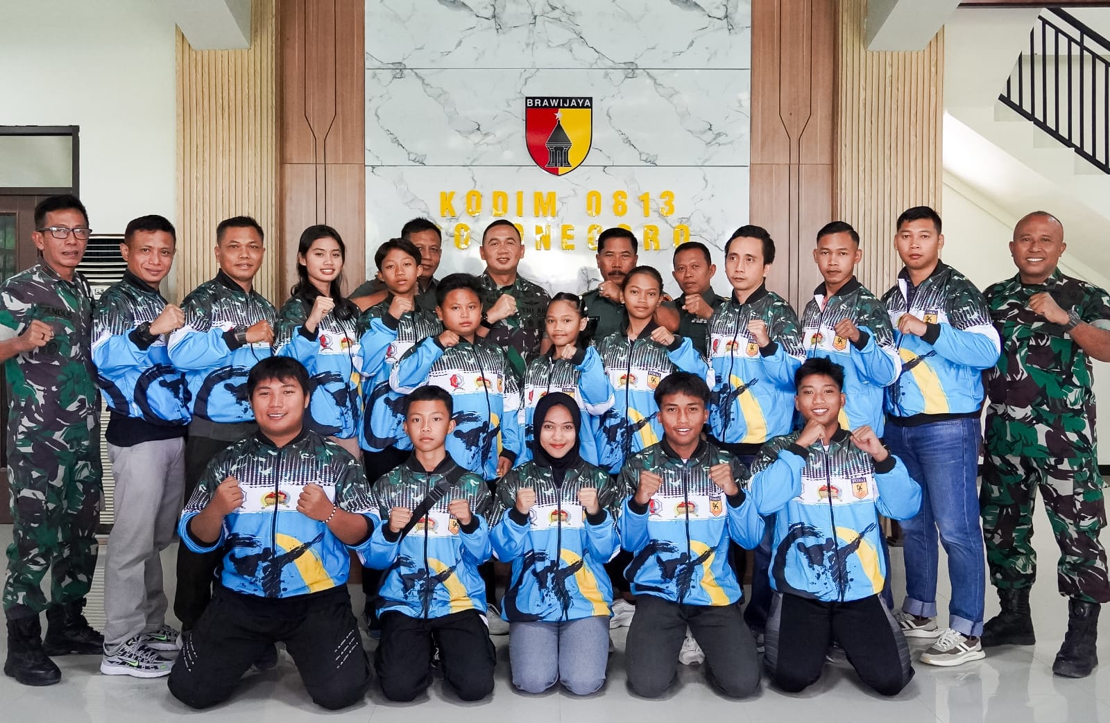 Atlet Karate Kodim Bojonegoro Siap Berlaga di Open Tournamen Piala Panglima TNI