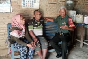 Babinsa Berinteraksi dengan Warga Binaan, Jalin Keakraban dan Salurkan Aspirasi