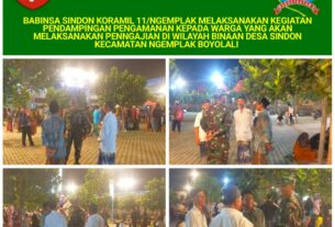 Babinsa Sindon Komsos Dengan Warga Disela Pengajian