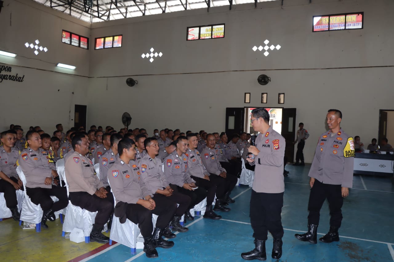 Bhabinkamtibmas Polres Lampung Utara Terima Pembinaan Dari Dit Binmas Polda Lampung