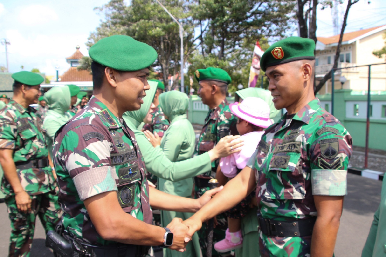 84 Prajurit Kodim 0703/Cilacap Naik Pangkat