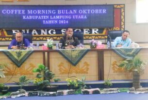Coffee Morning Pj. Bupati Lampung Utara Bahas Sinergi Pembangunan Daerah