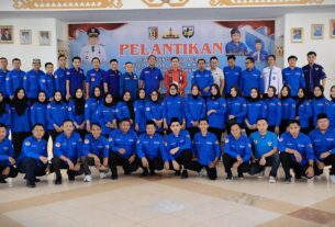 Resmi Dilantik, DIAN PRAYOGA Jadi Ketua KNPI Tulangbawang.