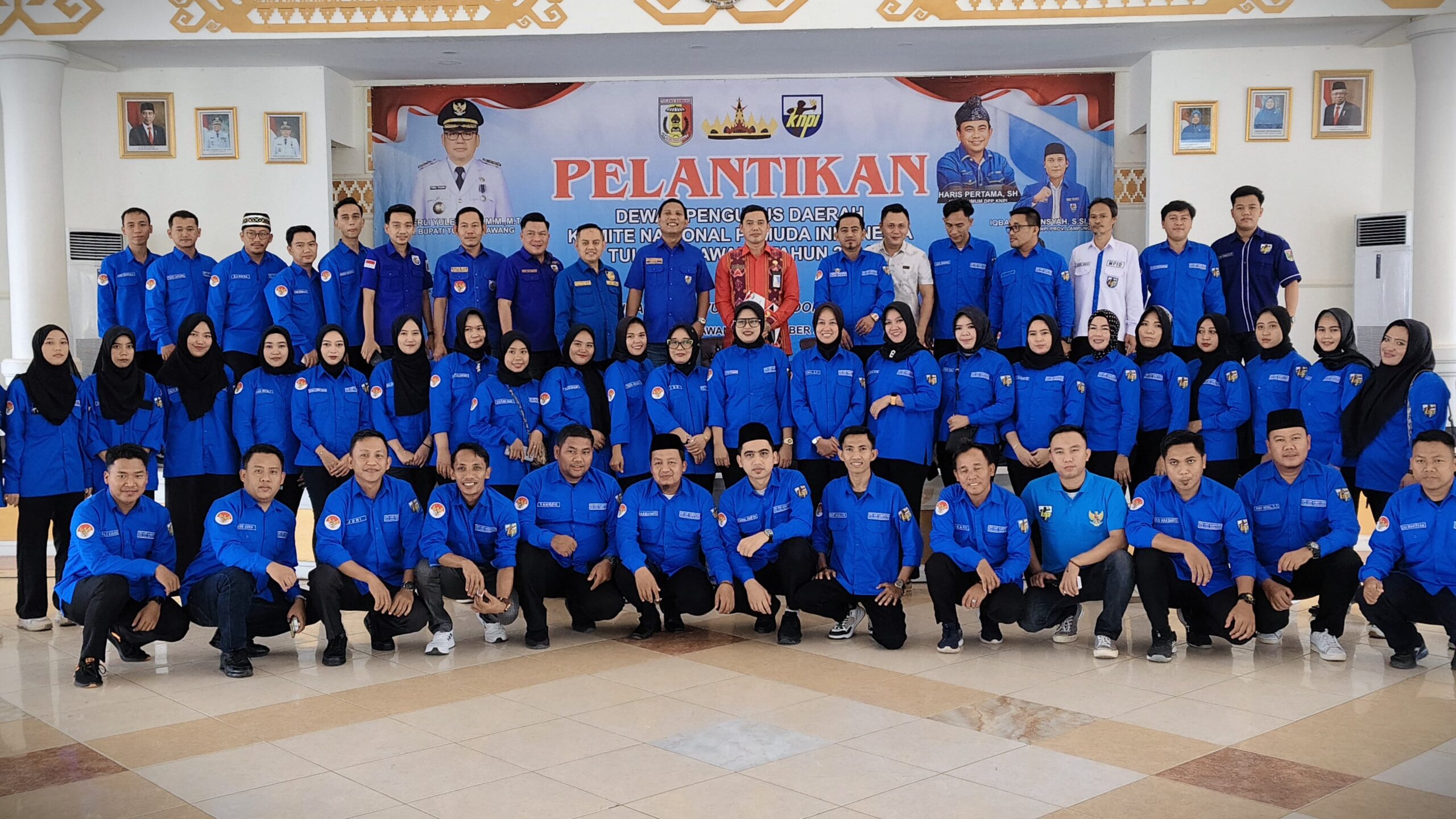 Resmi Dilantik, DIAN PRAYOGA Jadi Ketua KNPI Tulangbawang.