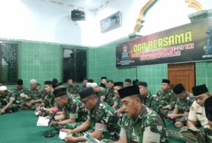 Dandim Boyolali Pimpin Doa Bersama Dalam Rangka HUT ke 79 TNI