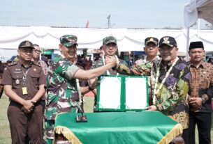 Danrem Solo Hadiri Pembukaan TMMD Desa Pandeyan Ngemplak