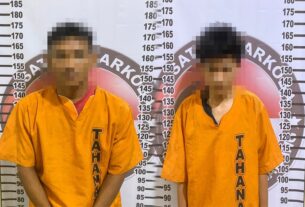Gasak Narkoba di Menggala Kota, Polres Tulang Bawang Tangkap Dua Pengedar Sabu