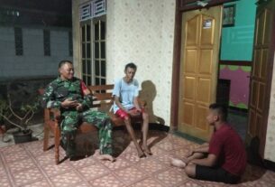 Ini Yang Diomongkan Babinsa Simo Saat Dengan Warga
