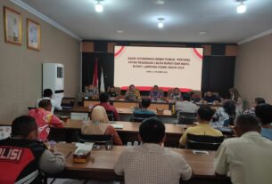 Kesiapan Pengamanan Debat Kandidat, Polres Lampung Utara Gelar Rakor