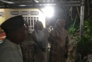 Septi Heri Agusnaini calon bupati no urut 02 hadiri do,a syukuran aqiqah.