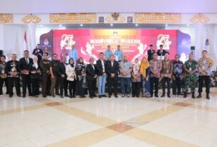 Amankan Debat Publik Terakhir, Polres Tulang Bawang Kerahkan Ratusan Personel Gabungan