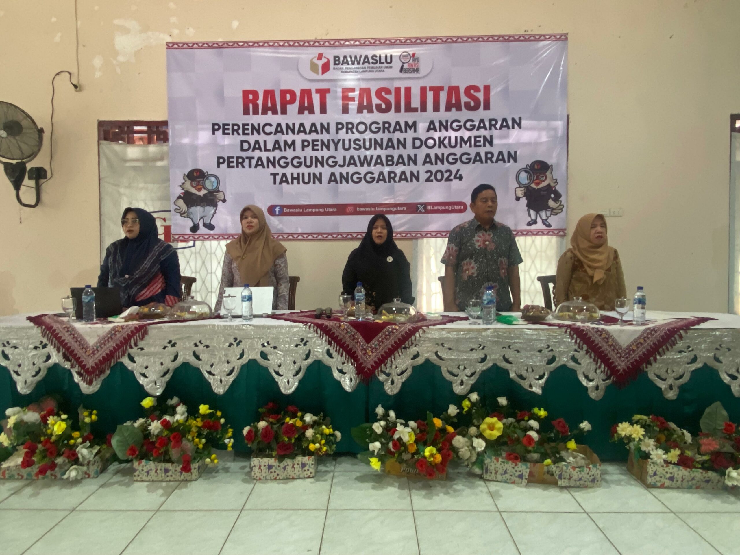 Bawaslu Lampura Gelar Rapat Perencanaan Program Anggaran 2024