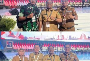 Pj. Bupati Lampung Utara Hadiri Rakornas Implementasi Asta Cita Menuju Indonesia Emas 2045