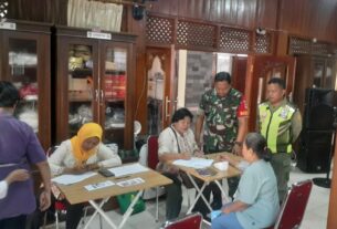 Dampingi Posyandu, Bukti Nyata Babinsa Peduli Kesehatan Warganya Terutama Lansia