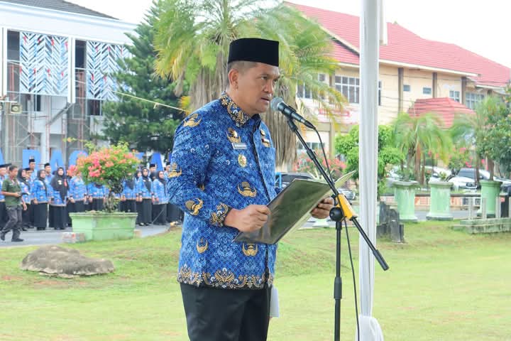 HUT KORPRI ke-53 di Lampung Utara: Upacara, Donor Darah, dan Bakti Sosial