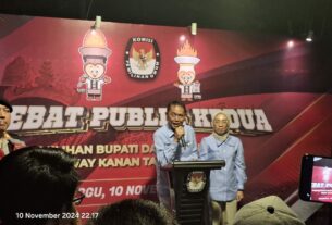KPU Way kanan kembali menggelar Debat publik calon Bupati dan Wakil