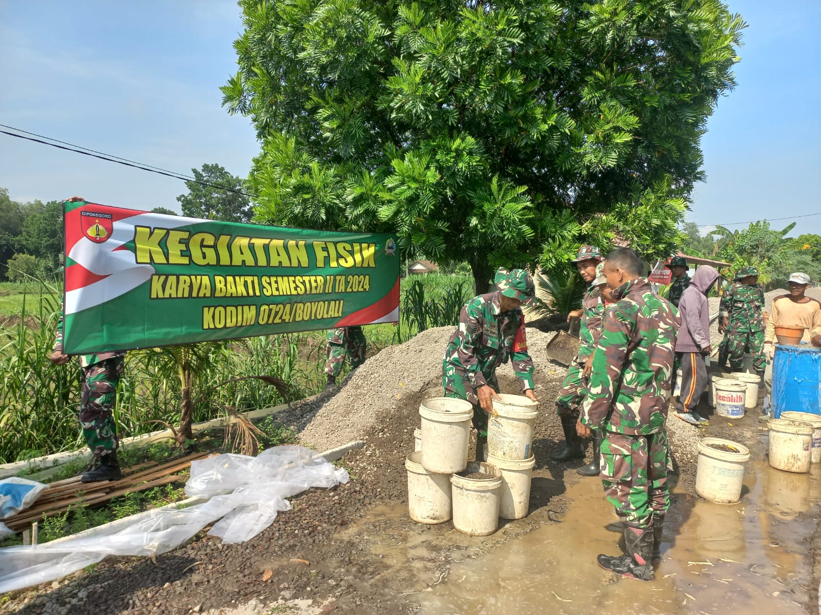 Kodim Boyolali Gelar Karya Bhakti di Desa Kedungsowo