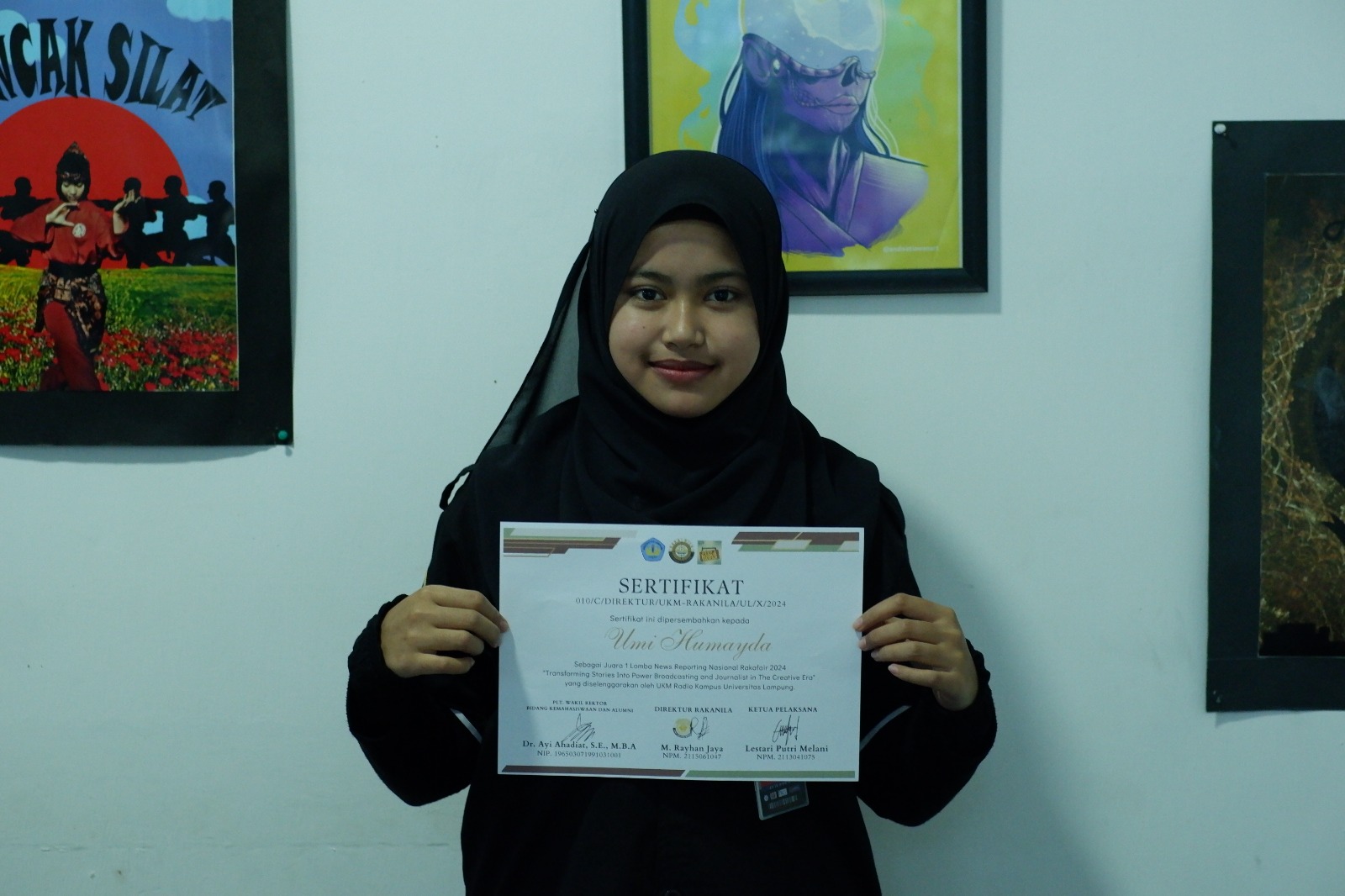 Mahasiswi IIB Darmajaya Bikin Bangga, Berhasil Raih Prestasi Nasional di Dunia Broadcasting!
