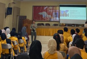 Menuju Indonesia Emas 2045! Mahasiswa MM IIB Darmajaya Beri Kiatnya di STKIP PGRI Bandar Lampung