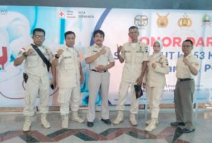 PNS Kodim 0735 Surakarta Ikuti Donor Darah Dalam Rangka HUT Ke-53 Korpri Tahun 2024
