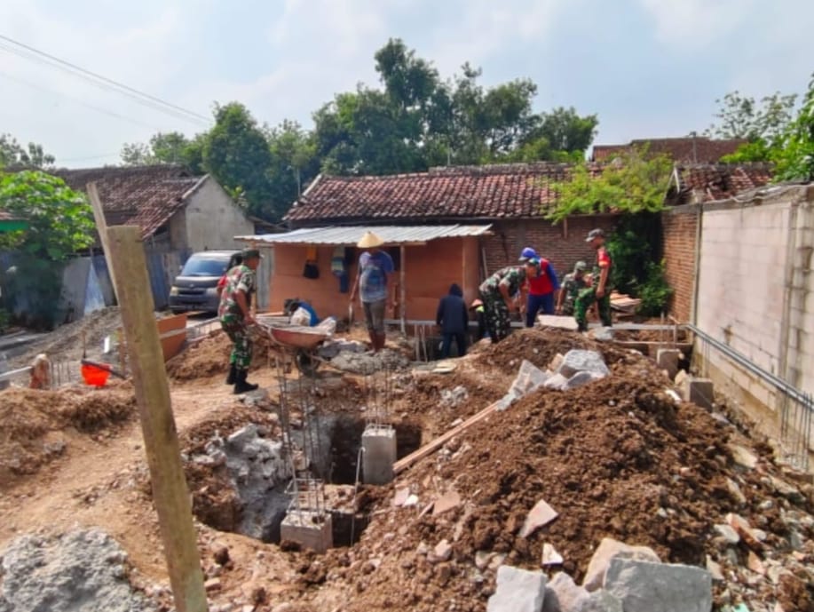Peduli Sarana Ibadah, Supriyanto Bantu Warga Gotong Royong Bangun Masjid