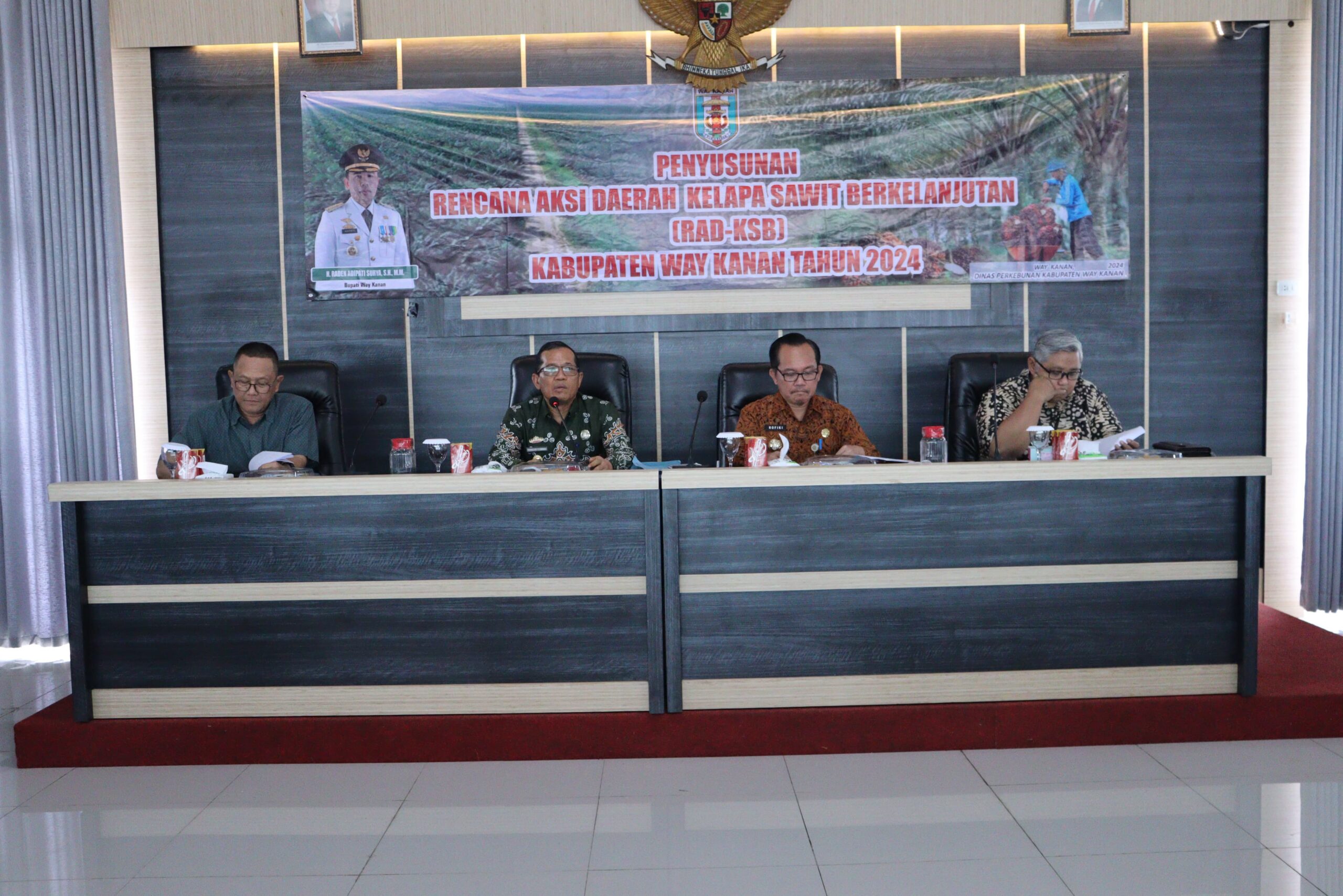 Pemkab Way Kanan Rapat Konsultasi Publik Penyusunan RAD-KSB Tahun 2024