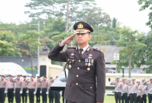 Polres Tulang Bawang Gelar Upacara Peringatan Hari Pahlawan, Berikut Tema dan Maknanya