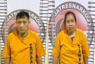 Polres Tulang Bawang Tangkap Dua Pelaku Bukan Pasutri Yang Edarkan Narkoba