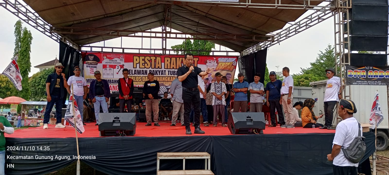 Untaian Perjuangan Kotak Kosong Untuk Tubaba Tak Pernah Surut