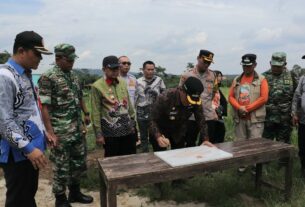 PJ. Bupati Lampura Resmikan Proyek Irigasi Perpompaan di Desa Subik