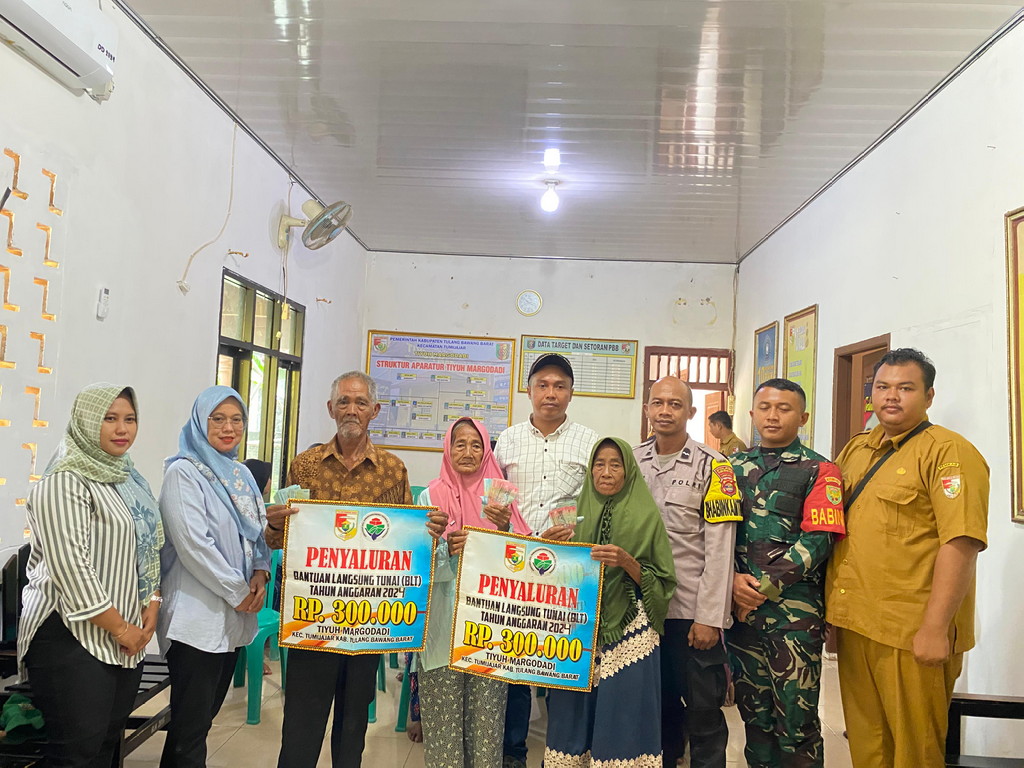 Finishing Realisasi BLT-DD Tiyuh Margodadi Ahir Tahun 2024