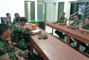 Jaga Faktor Kesehatan & Kekeluargaan, Inilah Arahan Danramil 03/Serengan Dalam Apel Pagi