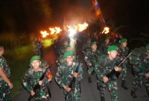 Kajari Boyolali Pimpin Serah Terima Peleton Beranting Yudha Wastu Pramuka Jaya di Wonosegoro